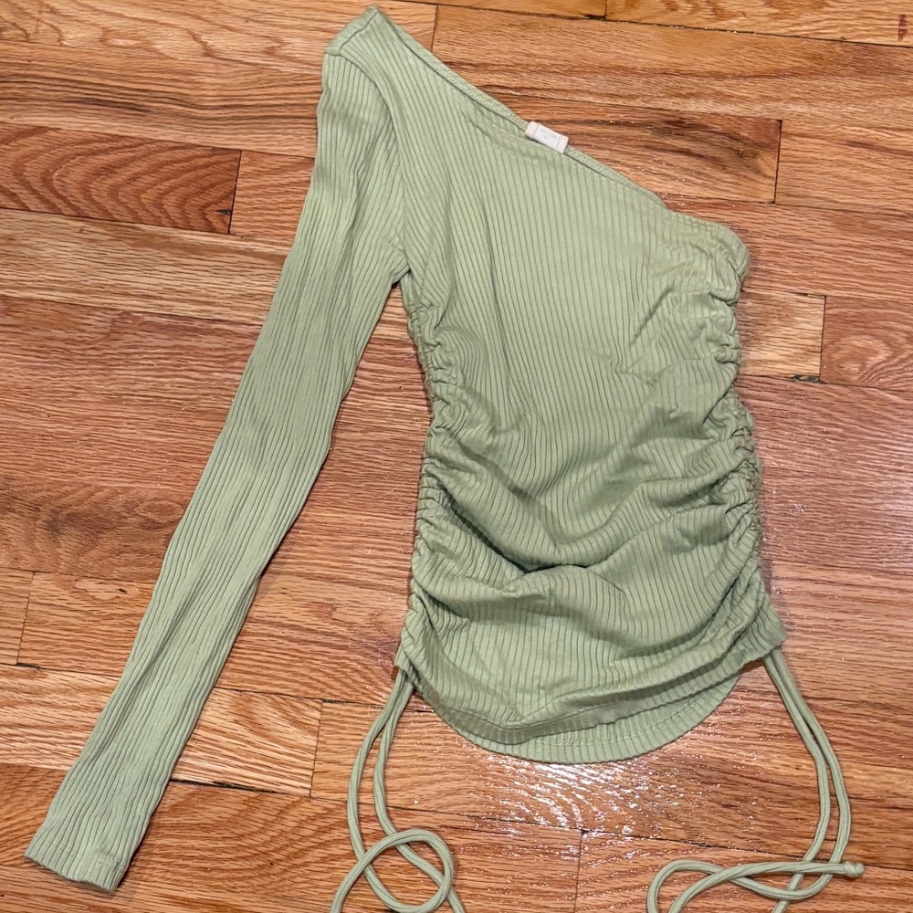 Aritzia Wilfred Sevita One Shoulder Top Size XXS